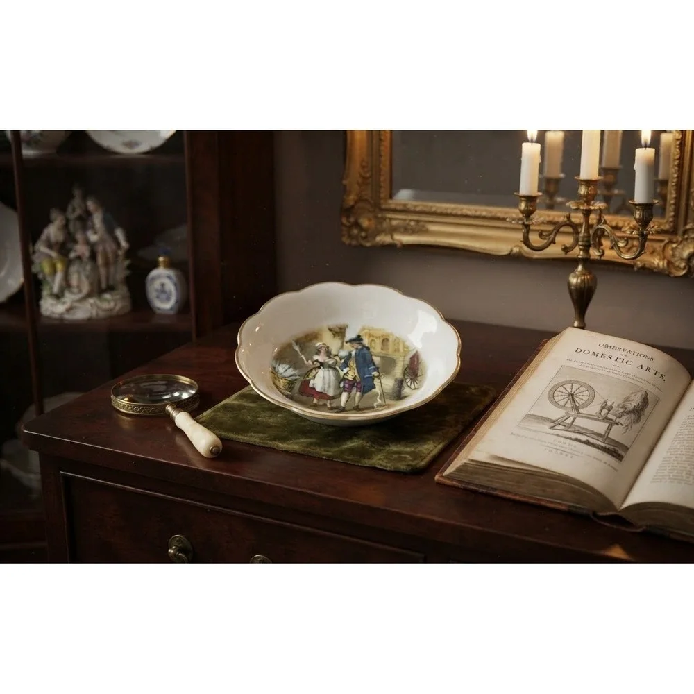 Royal Grafton Cries of London Who'll Buy My Lavender Bone China Bowl 4 inch